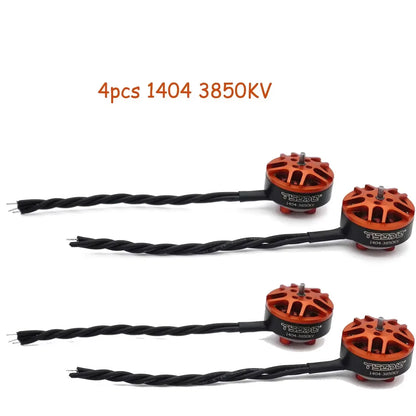 YSIDO 4PCS Brushless Motors for RC Drones - 1103 to 1604 Motor Series for FPV Racing Quads, Fixed-Wing Aircraft, and RC Quadcopter Accessories