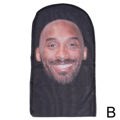 3D Balaclava Mask Hat - Seamless Kanye Face Mask for Pranks, Celebrity Hip Hop Hood Headgear