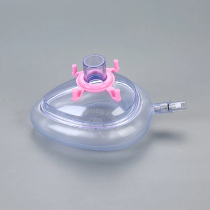 PVC Sterilized Disposable Anesthesia Masks — Resuscitation Face Masks for Adults, Children & Animals (6 Sizes)