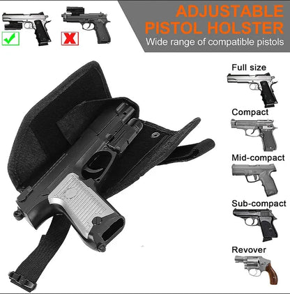 Concealed Tactical Gun Holster - Molle Pistol Belt Holster with Magazine Pouch for G2C PX4 M9 USP SIG P226 M1911 GL17 P99 SP2022