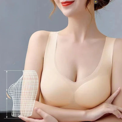 Women's Seamless Wireless Bra - Ultra Thin Breathable Bralette for Sleep and Everyday Wear