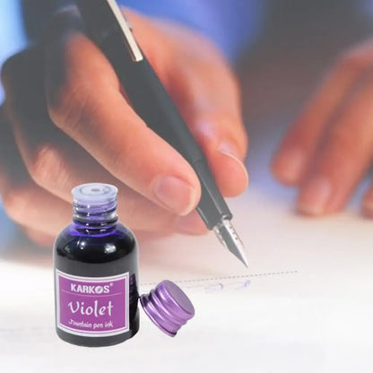 Pure Colorful Fountain Pen Ink — High-Quality 20/30/70ml Refill for Calligraphy, Writing & School Stationery