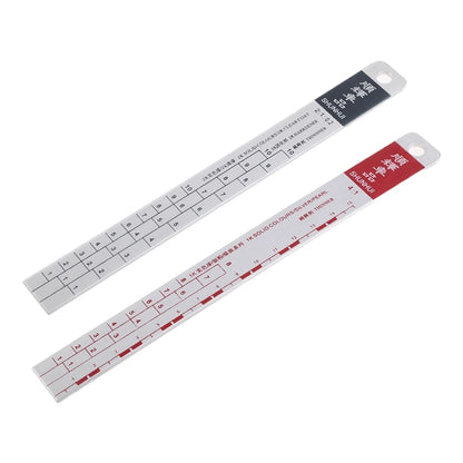 Paint Mixing Ratio Ruler – Standard Dipstick Scale Tool for Accurate Paint Measurement & Color Mixing in Automotive & DIY Projects