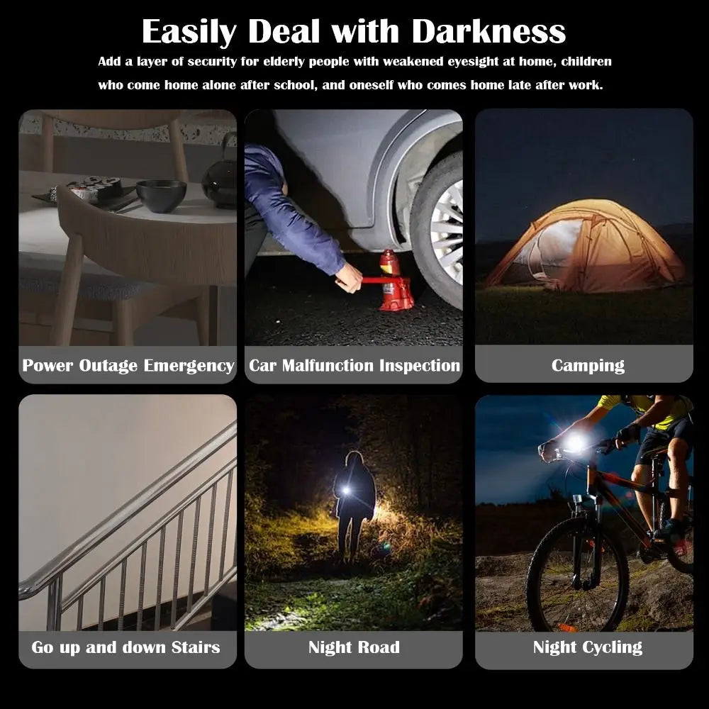230 Lumens Type-C Mini LED Flashlight - Portable USB-C Emergency Light with Lanyard for Outdoor Use