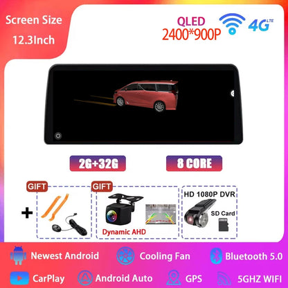 Android 15 Car Radio for Honda Civic FE/FL 2021-2023 - 12.3 Inch Multimedia Touch Screen GPS Navigation Player