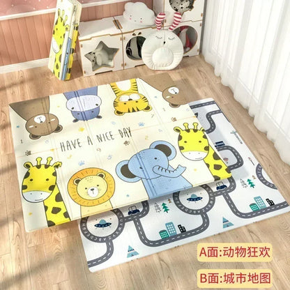 Foldable Baby Play Mat – XPE Kids Crawling Puzzle Carpet, Educational Activity Rug, Children’s Floor Games Blanket Toy
