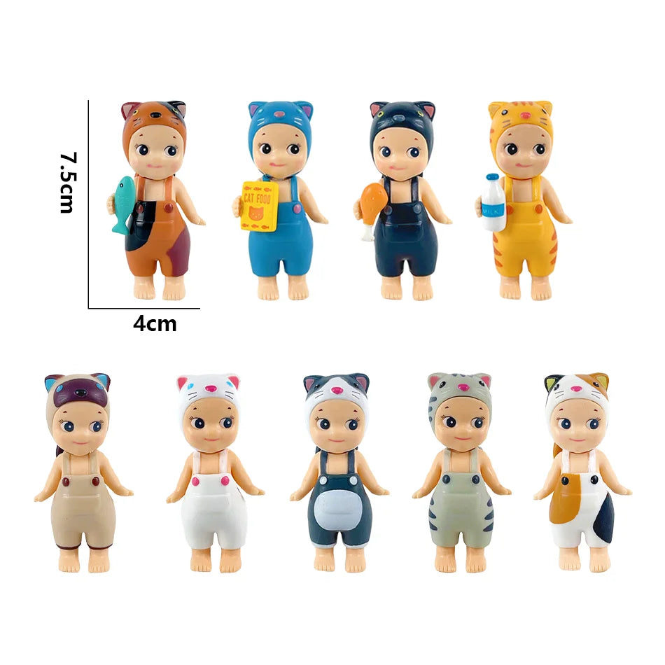 Sonny Angel Cat Life Blind Box — Random Collectible Action Figure Toy, Doll Ornament & Gift for Kids/Fans