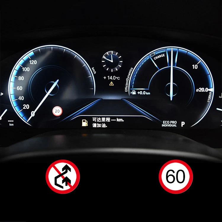 BMW Speed Limit Info Module — SLI Emulator Dashboard Display for F/G Series with NBT CIC ID7