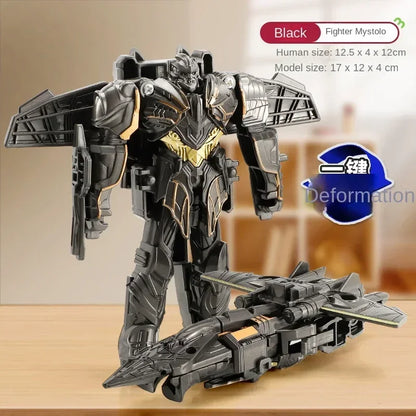 Transformation Car Anime Robot Toy – One-Step Deformation Puzzle Action Figure for Kids