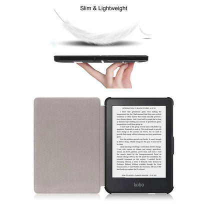Kobo Clara BW/Clara Colour 2024 Case - 6 Inch Auto Wake Sleep PU Leather Cover, Soft Magnetic Ereader Hoesje N365 N367 Funda