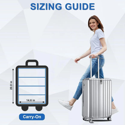 High-Capacity Travel Suitcase Organizer – Hanging Shelve & Packing Cube Collapsible Storage Bags