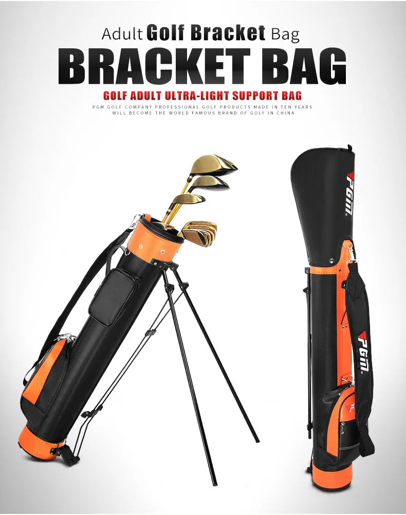 PGM Golf Bag QIAB008 – Lightweight 9-Club Capacity Support Bag for Men & Women, Available in 6 Colors