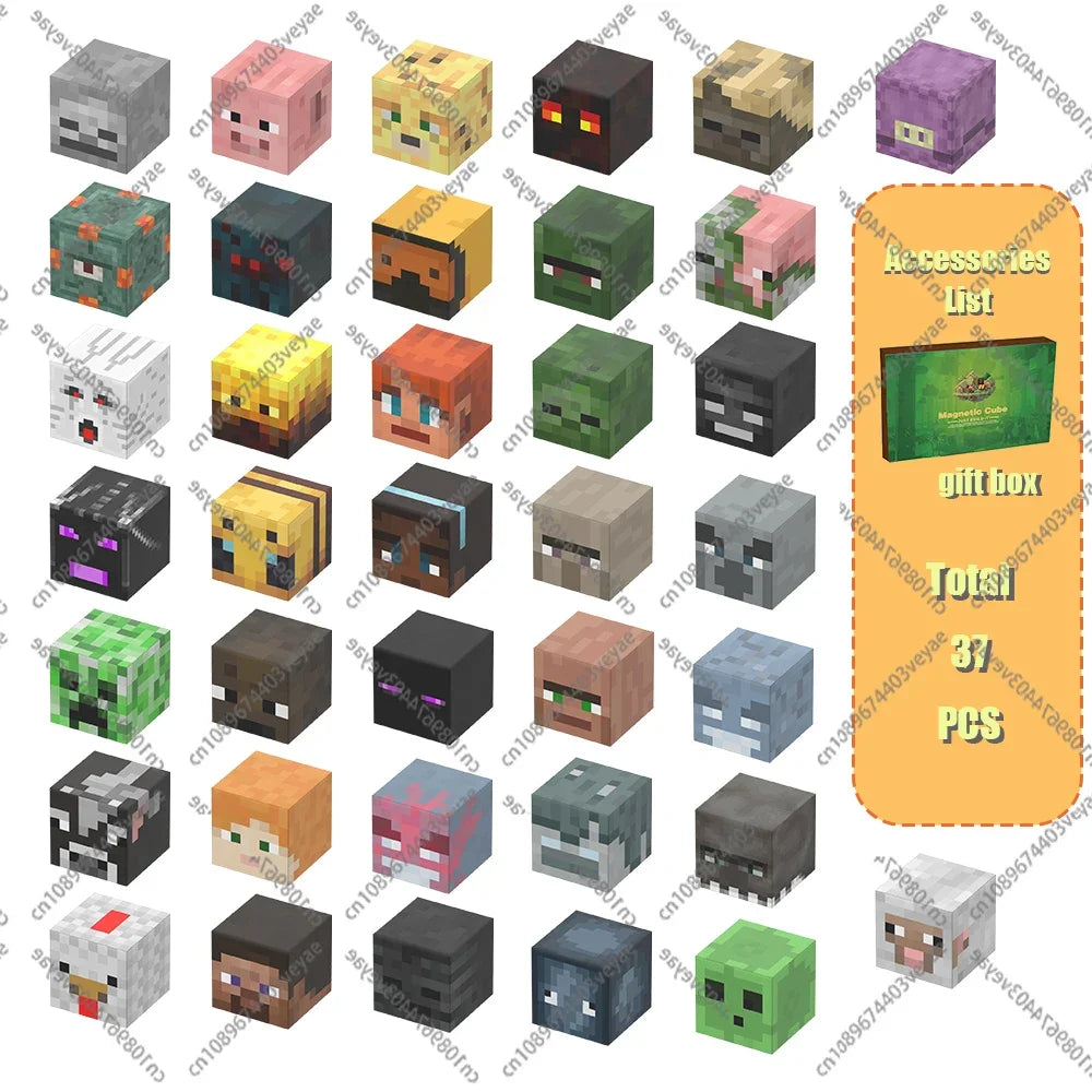 Magnetic Building Blocks Cube Set – STEM DIY Toy for Kids 3+, Boys & Girls, Sensory Model Gift