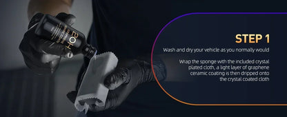 Graphene Ceramic Coating 20H/12H — Self-Healing UV Protection Car Detailing Coating for Long-Lasting Shine