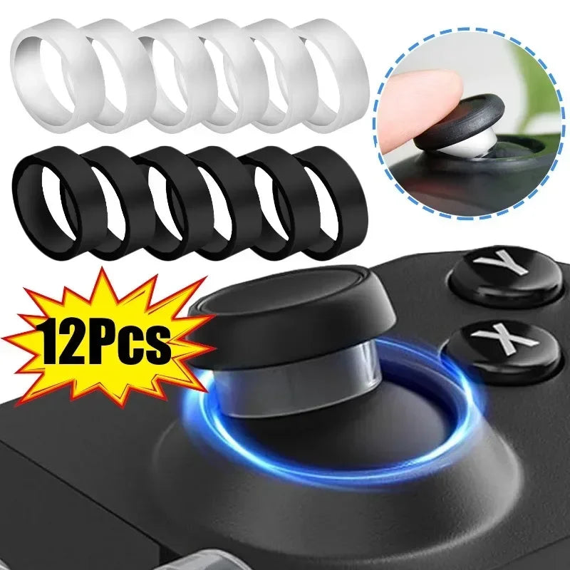 Joystick Protector Rings | Invisible Elastic Rubber Anti-Wear Covers for Steam Deck & ROG Ally Game Controllers