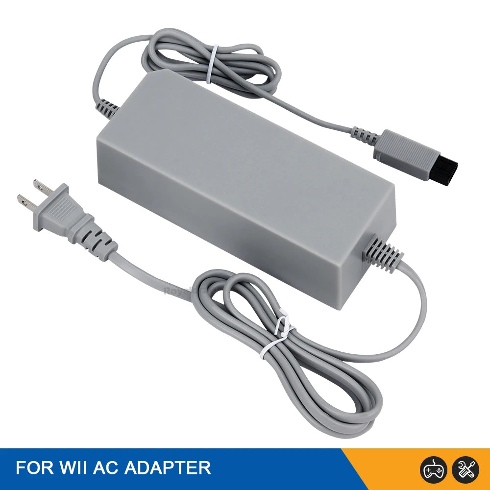Nintend Wii AC Adapter 100-240V 12V 3.7A – EU/US Plug Wall Charger Power Supply