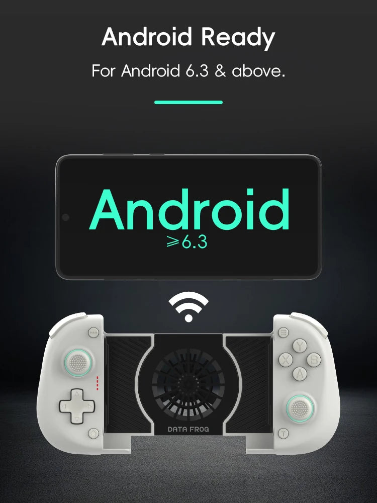 DATA FROG X3 Wireless Game Controller — Android Controller for Samsung Galaxy, Compatible with PUBG Mobile