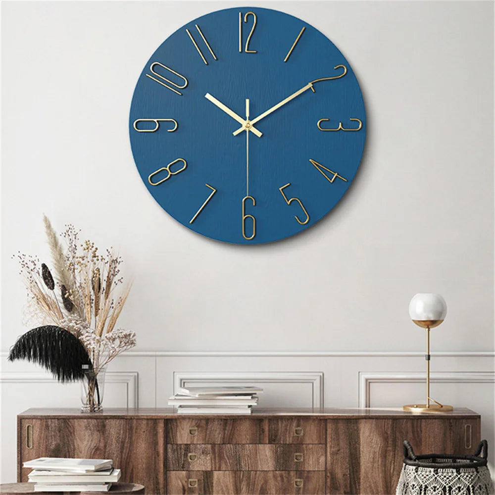3D Digital Wall Clock – Simple Creative Household Dial, Fashion Decorative 12-Inch (30CM) Clock for Living Room