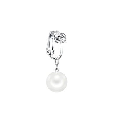 Faux Butterfly Leaves Belly Piercing – Dangling Clip-On Fake Navel & Cartilage Earring for Umbilical Piercing