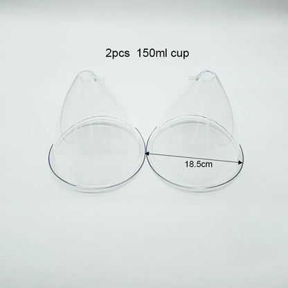 Electric Vacuum Suction Body Massage Device for Chest & Butt Lift, Breast Enhancement & Firming Cupping Therapy Pump System