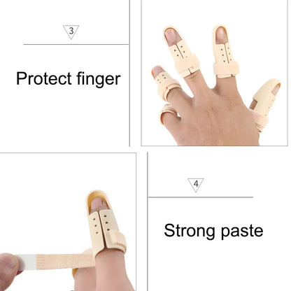 Tcare Adjustable Finger Splint Brace — Finger Support Protector for Arthritis, Joint Injury & Pain Relief