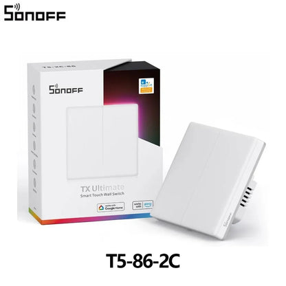 SONOFF TX Ultimate Smart Wall Switch - Full Touch LED Light Switch with Alexa & SmartThings Support