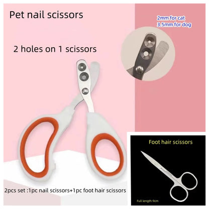 Pet Grooming Scissors Set – Professional Dog Hair Trimming Tools, Bent & Straight Scissors, Teddy Haircut Clippers