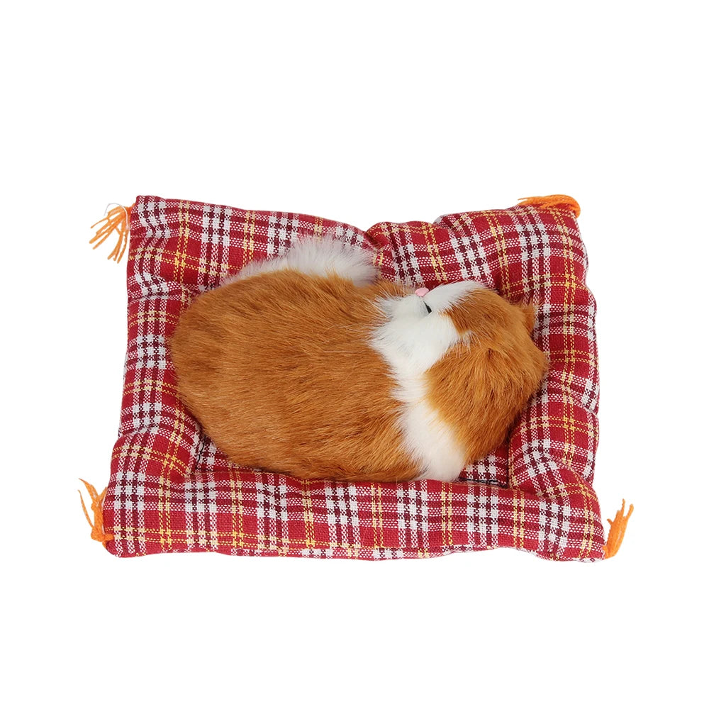 Cute Sleeping Kitten Plush Toy - Soft Cat Doll for Home Decor, Car Dashboard and Interior Ornaments
