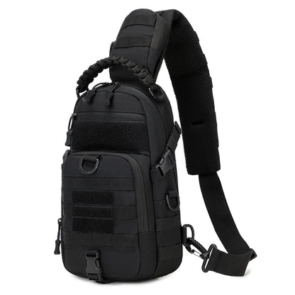 Men’s Tactical Camping Chest Bag – Outdoor MOLLE Sling Shoulder Pack for Hiking, Cycling, Fishing & Climbing