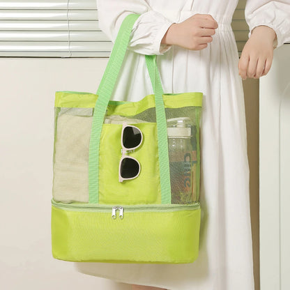 Multi-Functional Waterproof Bento Bag - Swimming, Travel Storage, Beach Bag, Insulated Double-Layer Picnic Ice Bag
