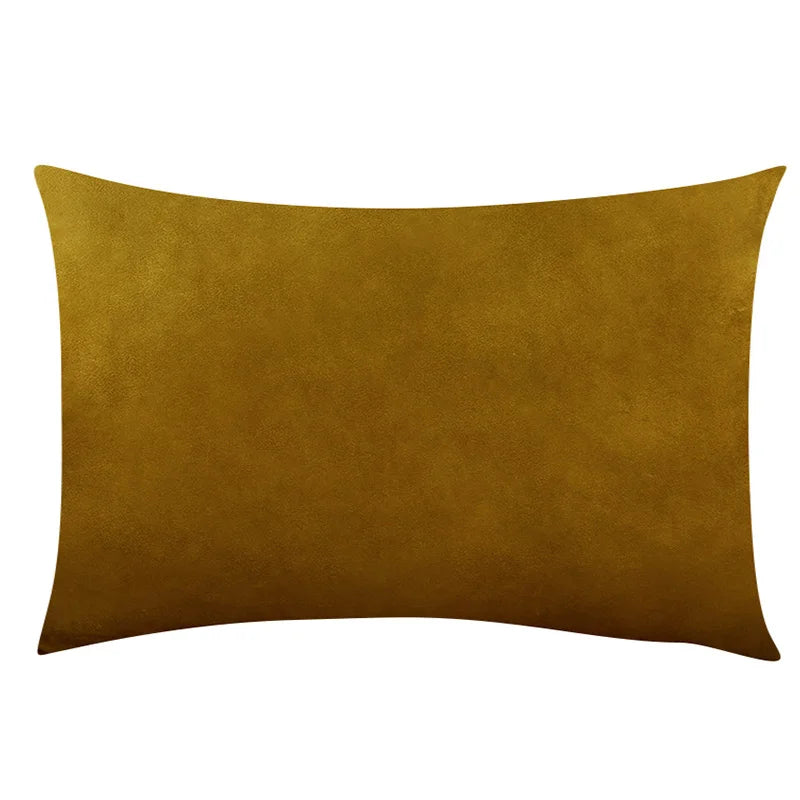 Soft Velvet Plaid Cushion Covers – 30x50 cm Pillowcases for Living Room Sofa, Nordic Home Decor
