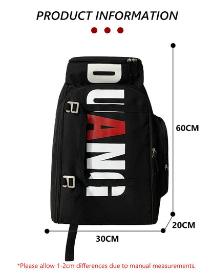 Sport Gym Bag for Men – Large Waterproof Fitness & Travel Backpack, Shoulder/Crossbody Skate Pack with Dry/Wet Compartments