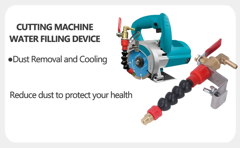 Coolant Misting Nozzle System – Dust-Proof Water Sprayer for Marble, Tile & Brick Cutting Machines