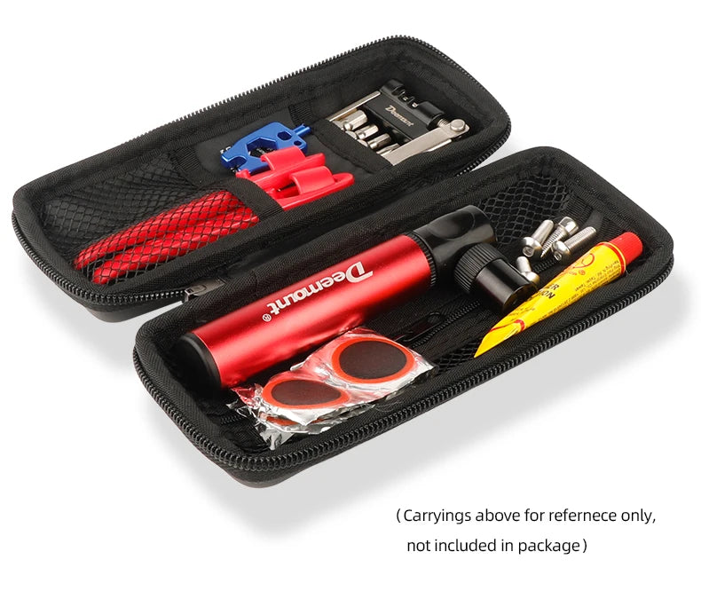 Deemount Bicycle Tool Storage Box – Bottle Cage Mount Case for Bike Repair Kits, Glasses & Keys