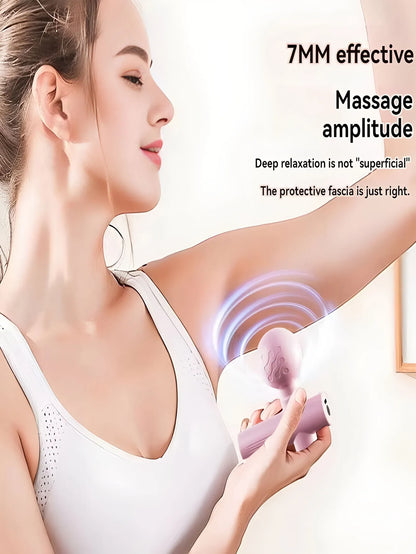 Mini Massage Gun - Portable Vibrating Fascia & Muscle Relaxation Device for Neck and Body Fitness Recovery