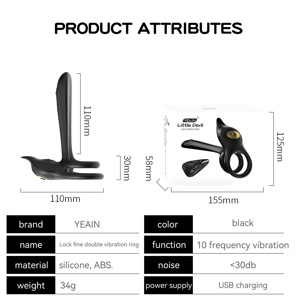 Wireless Remote Vibrating Penis Ring – Couples Cock Ring Stimulator for Delay Ejaculation and Enhanced Pleasure