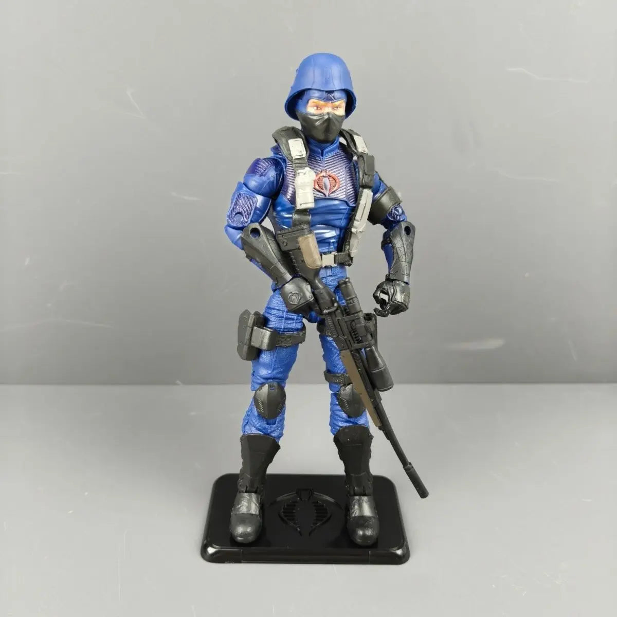6-Inch G.I. Joe Classified Series Retro Snake Eyes Action Figure – Cobra Trooper Collectible Toy & Gift