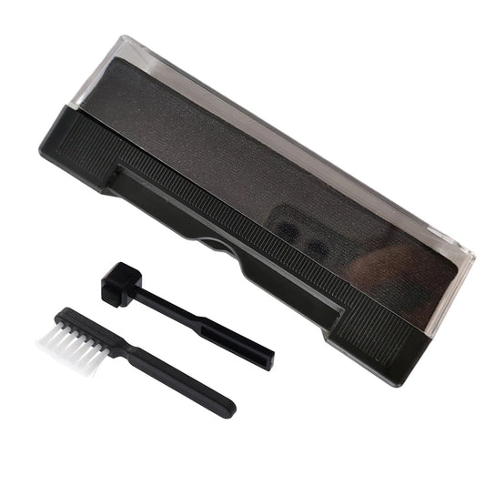 3 Piece Vinyl Record Cleaning Kit - Brush & Dust Remover Set for Turntables