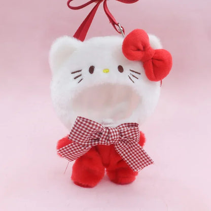 Sanrio Plush Doll Clothes — Kawaii Hello Kitty, Kuromi, Melody & Cinnamoroll Outfit for Labubu Plush Gift