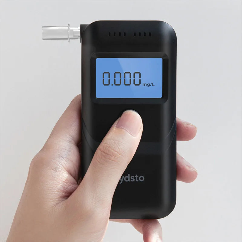 Hydsto Digital Alcohol Tester: Professional Breathalyzer with LCD Display for Accurate Drunk Driving Tests - Police Alcotester