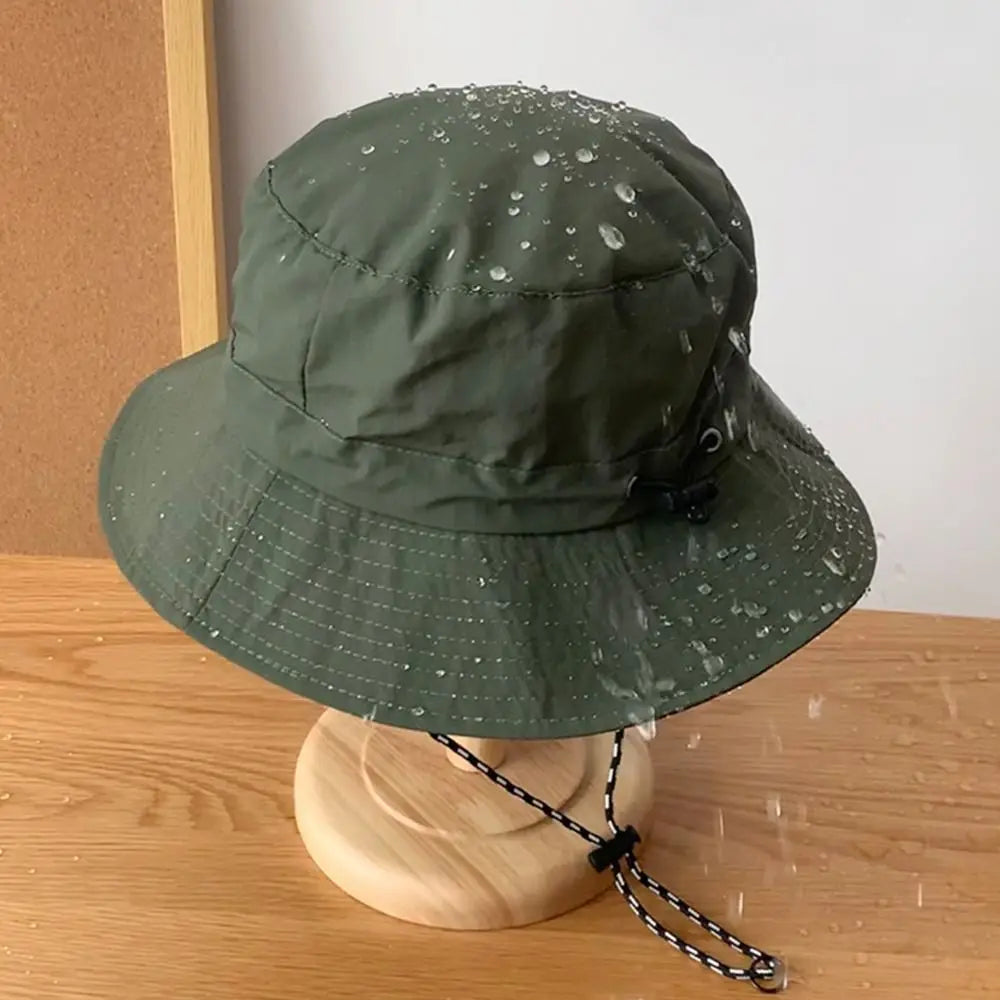 Sun Protection Waterproof Bucket Hat - Ideal for Summer Camping, Hiking, and Mountaineering - Anti-UV Panama Hat for Fashionable Outdoor Wear