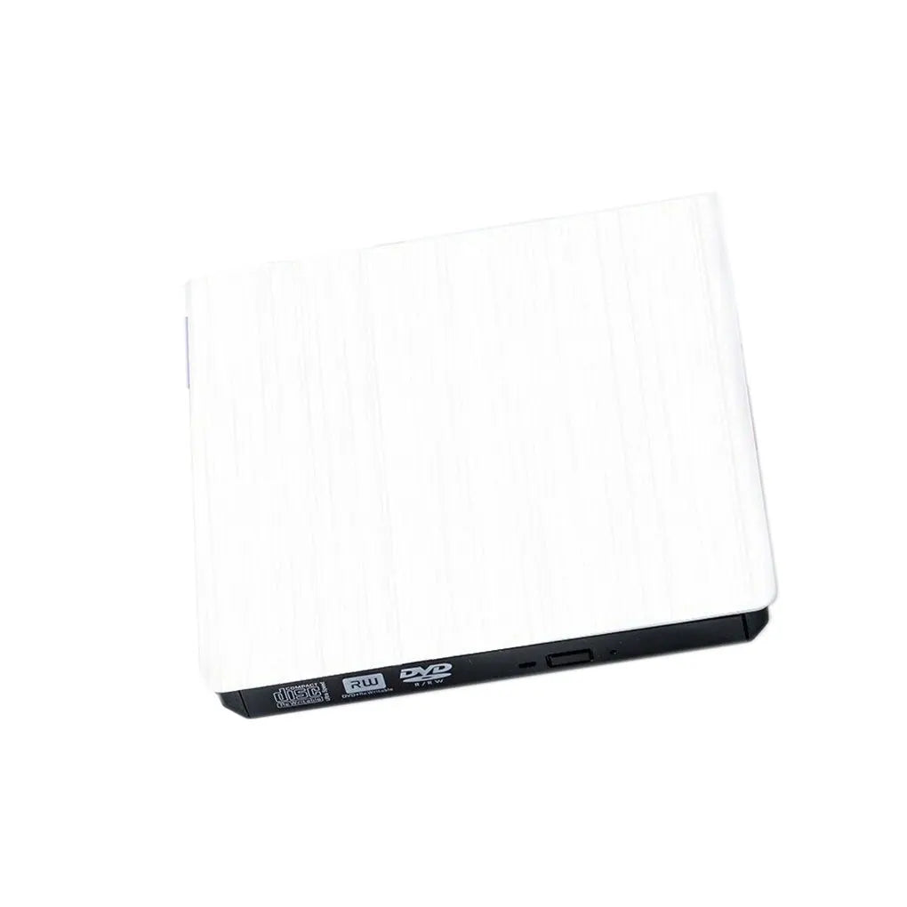 USB 2.0 External CD/DVD Drive – Optical DVD RW Burner & Reader for Windows PC and MacBook Laptops