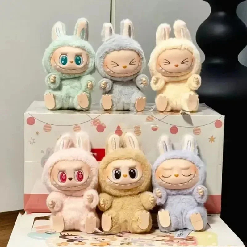 Hot Sale Anime Figure Labubu – Have A Seat Series Vinyl Pendant Doll & Cute Monster Keychain Toy, Birthday Gift