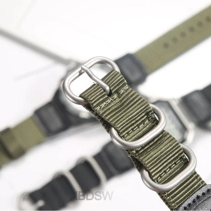 18mm Nylon Watch Band for Casio AE1200 AE1300 AE1000 AE1500 - Replacement Strap for A158W A159 MRW-200H SGW-300H PRG270 Watches