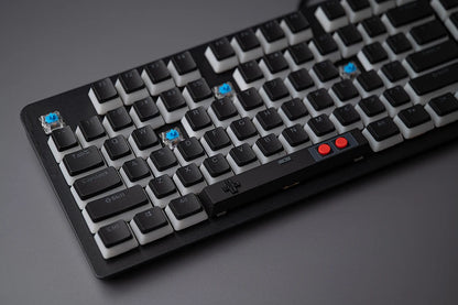 Retro Gamepad Keycap 6.25u Spacebar – Artisan ABS Keycap for MX Switches, Black & White for Mechanical Gaming Keyboards
