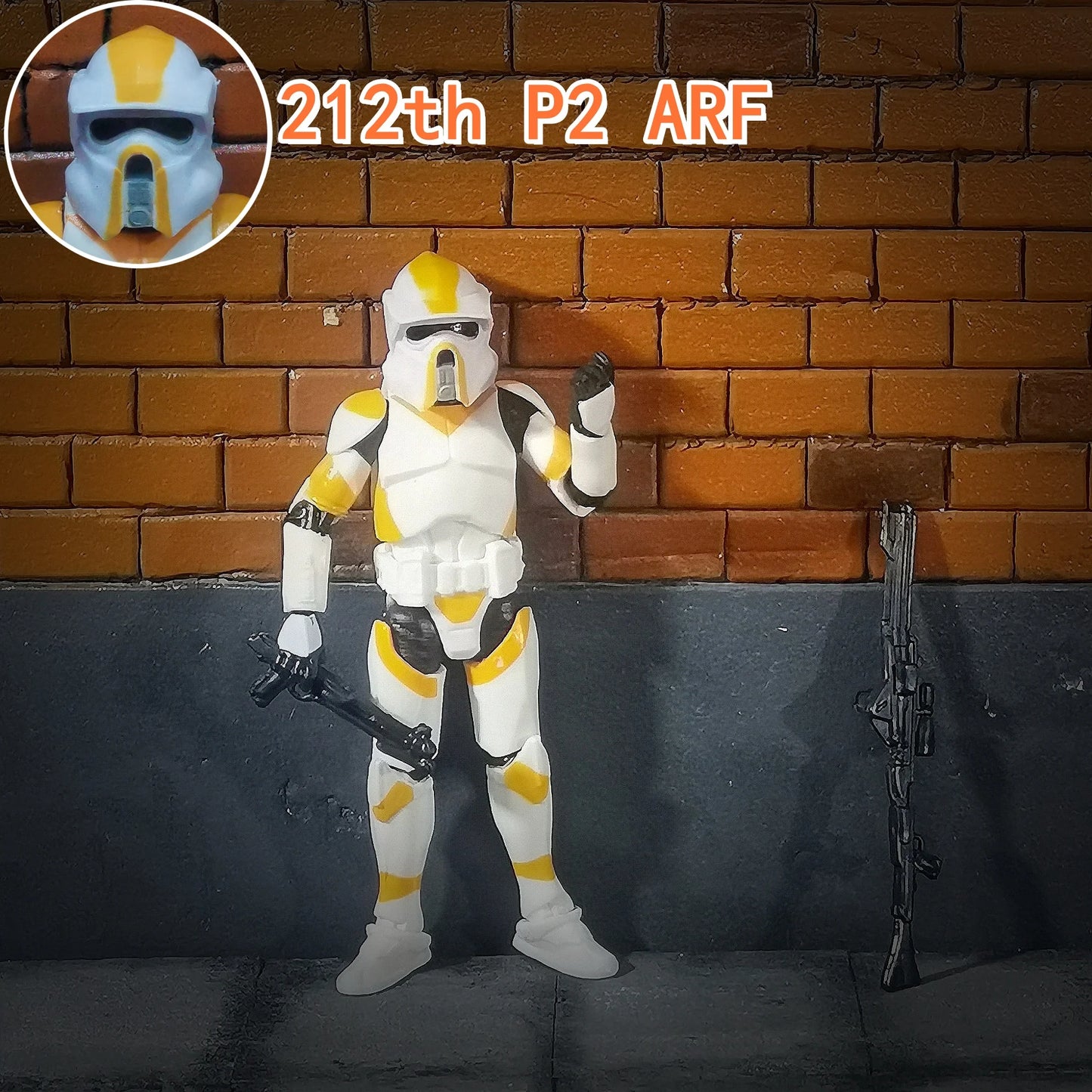 Star Wars 3.75" Clone Trooper Action Figure — 1/18 501st & 187th Legion REX ARF P1/P2 Toy Model