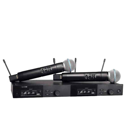 SLXD Wireless Microphone System – 500/600/800MHz 4-Pin Headset with KSM8/Beta58, Professional Audio for Stage & Karaoke