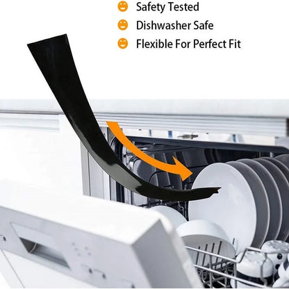 Silicone Stove Counter Gap Cover - Heat Resistant, Oil and Dust Seal Mat for Gas Stove Slit Cleaning and Protection