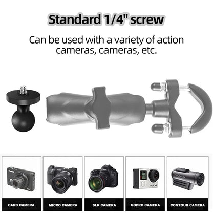 Motorcycle Handlebar & Mirror Mount – GoPro 13/12/11/10/9, Insta360, SJCAM & DJI Osmo Action Camera Bicycle & Bike Bracket Accessories Holder