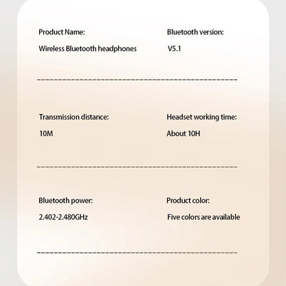 P9 Wireless Bluetooth Headset – Noise Cancelling Sports Gaming Earbuds with Mic, Bluetooth Earphones for Outdoor Use